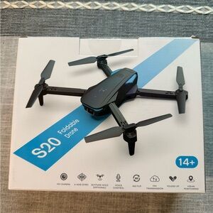 S20 Foldable Drone Blue. New in box, never opened or used.